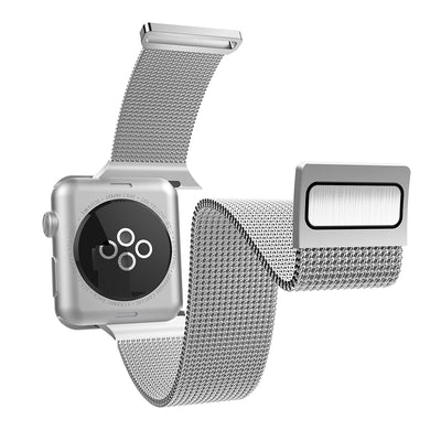 Apple Watch 10 46mm Raptic Mesh Band Serisi Metal Hasır Kordon Rose Gold