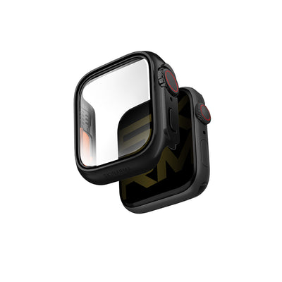 Apple Watch 10 46mm Skinarma Gado Pro Dijital Taç Korumalı Kasa ve Ekran Koruyucu Titanyum