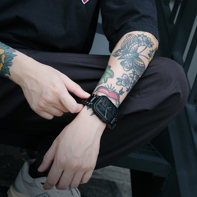Apple Watch 10 46mm Skinarma Gado Sert Silikon Kasa ve Ekran Koruyucu Şeffaf