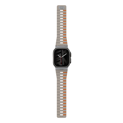 Watch 10 46mm Skinarma Gemini Serisi TPU Magnetik Silikon Kordon