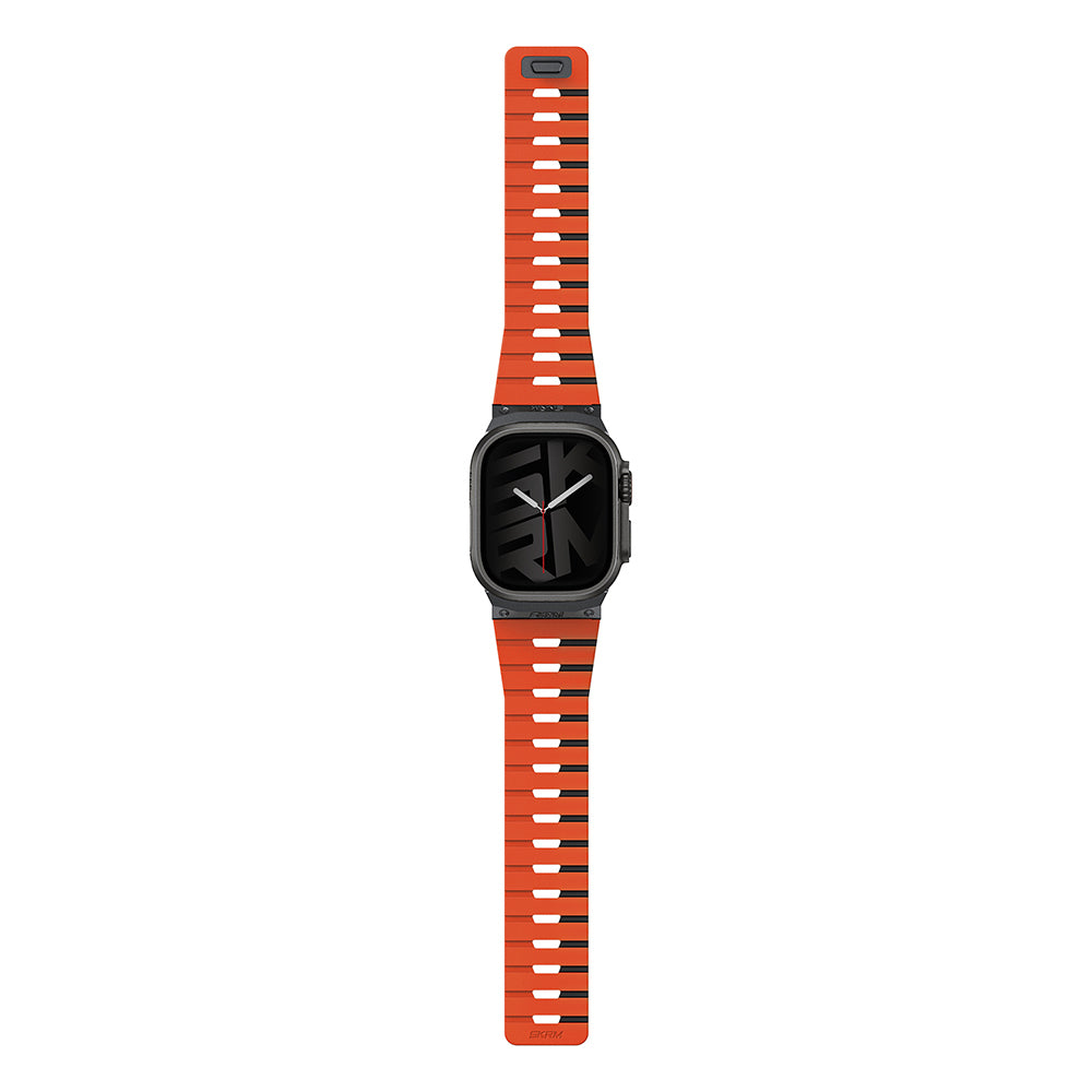 Watch 10 46mm Skinarma Gemini Serisi TPU Magnetik Silikon Kordon
