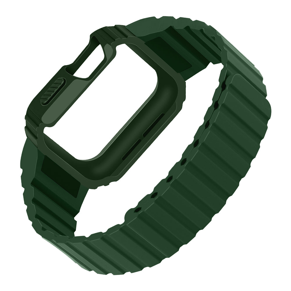 Watch 10 46mm Zore KRD-142 Airbag Tasarımlı Kasa Koruyuculu Silikon Kordon