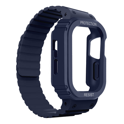 Watch 10 46mm Zore KRD-142 Airbag Tasarımlı Kasa Koruyuculu Silikon Kordon