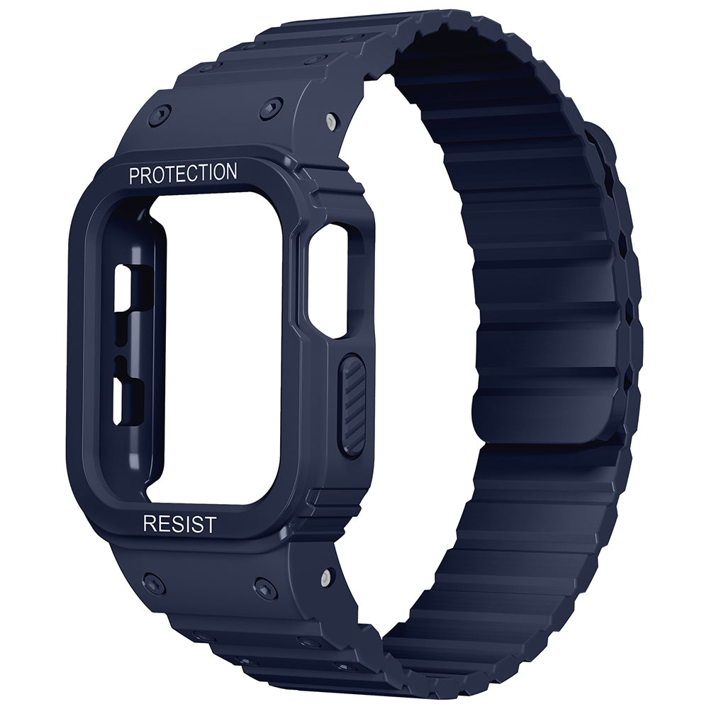 Watch 10 46mm Zore KRD-142 Airbag Tasarımlı Kasa Koruyuculu Silikon Kordon