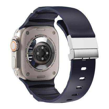 Watch 10 46mm Zore KRD-145 Metal Tokalı Silikon Kordon