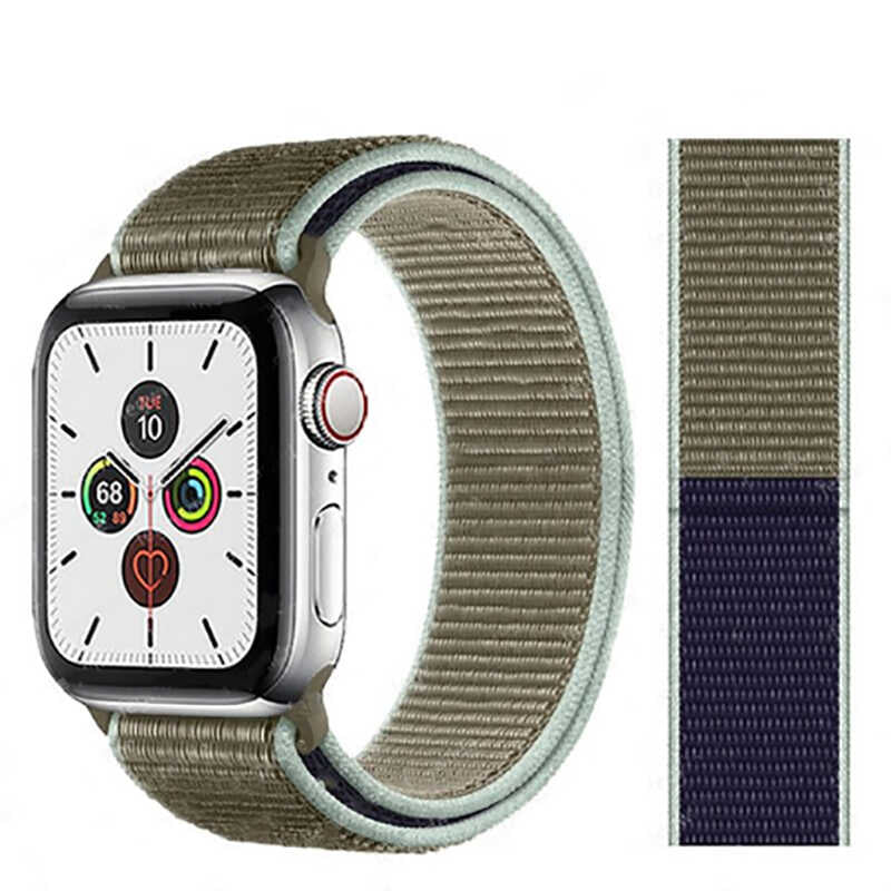 Apple Watch 38mm KRD-03 Hasır Kordon