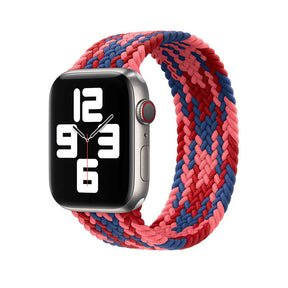 Apple Watch 38mm Wiwu Braided Solo Loop Contrast Color Small Kordon