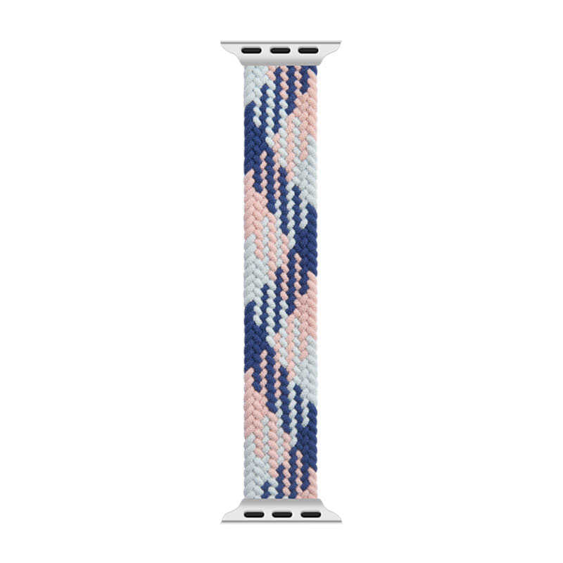 Apple Watch 38mm Wiwu Braided Solo Loop Contrast Color Medium Kordon NO2