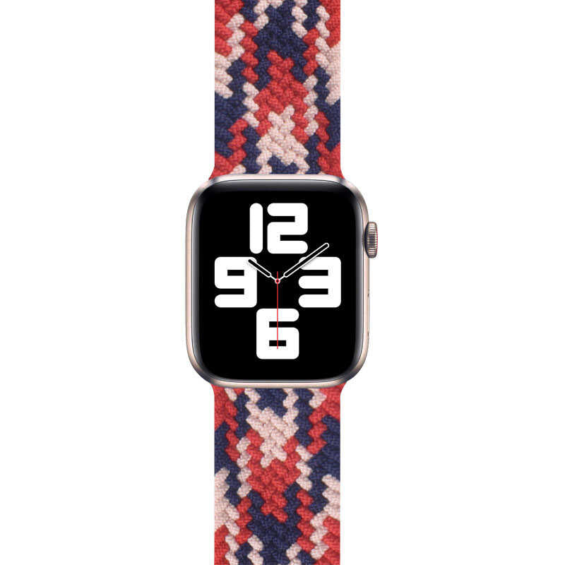 Apple Watch 38mm Wiwu Braided Solo Loop Contrast Color Medium Kordon NO2