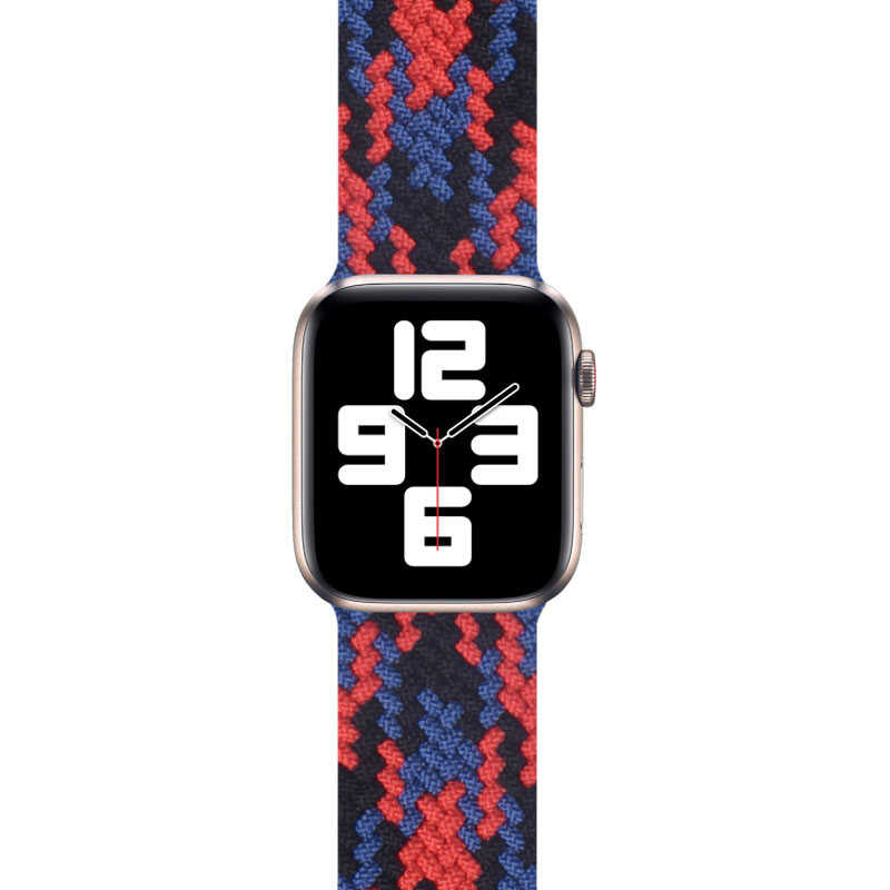 Apple Watch 38mm Wiwu Braided Solo Loop Contrast Color Medium Kordon NO2