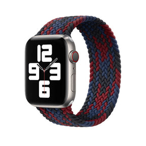 Apple Watch 38mm Wiwu Braided Solo Loop Contrast Color Medium Kordon