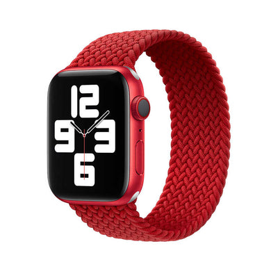 Apple Watch 38mm Wiwu Braided Solo Loop Medium Kordon Pembe