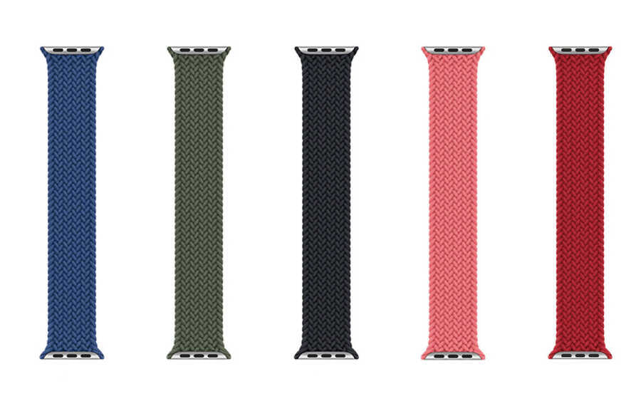 Apple Watch 38mm Wiwu Braided Solo Loop Small Kordon Yeşil