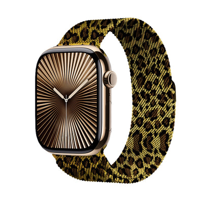 Watch 38mm Zore KRD-01 Leopar Desenli Metal Kordon