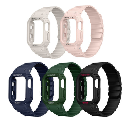 Watch 38mm Zore KRD-142 Airbag Tasarımlı Kasa Koruyuculu Silikon Kordon