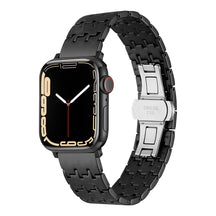 Apple Watch 44mm Zore KRD-86 Metal Kordon Sağlam Zigzag tasarımlı göz alıcı dizayn