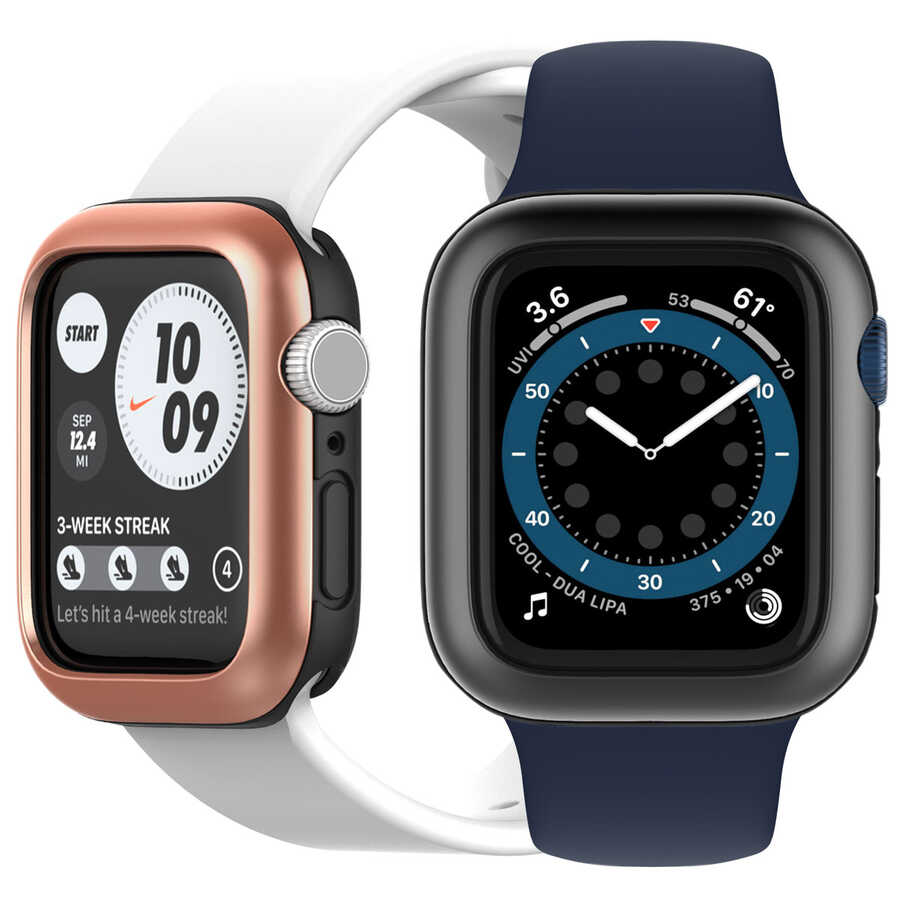 Apple Watch 40mm Araree Amy Akıllı Saat Koruyucu Siyah