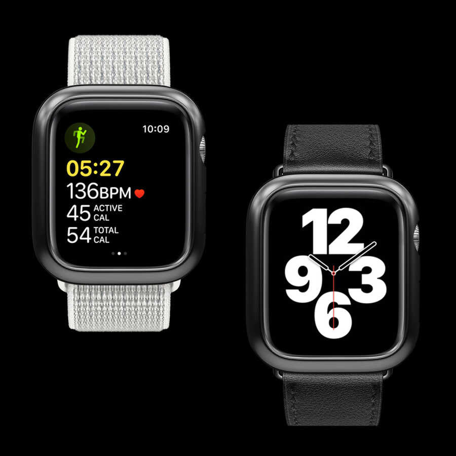 Apple Watch 40mm Araree Amy Akıllı Saat Koruyucu Siyah