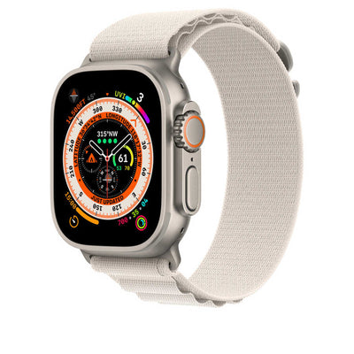 Apple Watch 40mm Kordon Wiwu WU-01 Hasır Örgü Strap Kayış Koyu Yeşil