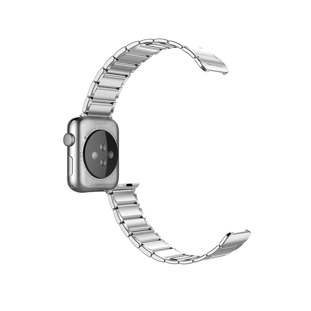 Apple Watch 40mm Raptic Classic Serisi Magnetik Metal Kordon Gümüş