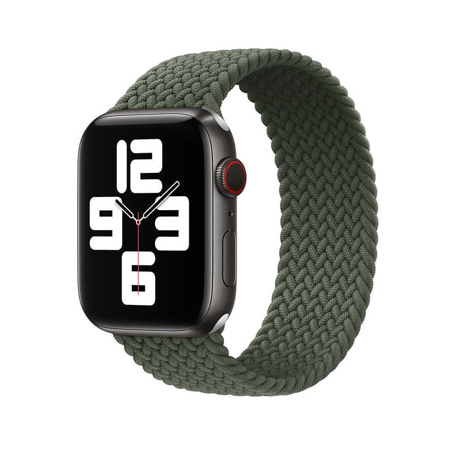 Apple Watch 40mm Wiwu Braided Solo Loop Medium Kordon Mavi