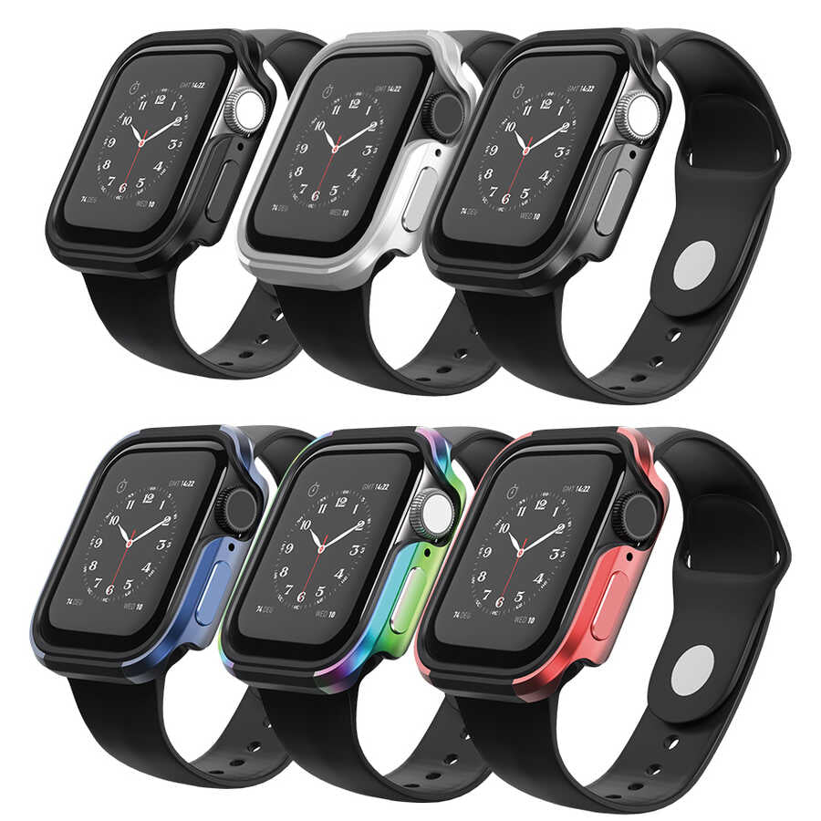 Apple Watch 40mm Wiwu Defense Watch Kapak Gümüş