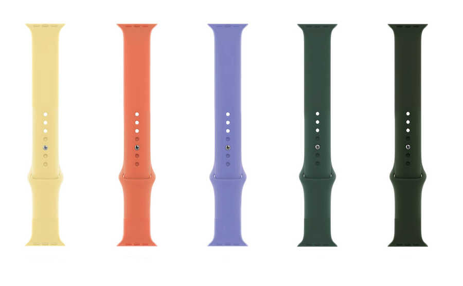 Apple Watch 40mm Wiwu Sport Band Silikon Kordon Koyu Yeşil