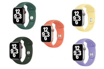 Apple Watch 40mm Wiwu Sport Band Silikon Kordon Lila