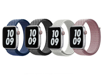 Apple Watch 40mm Wiwu Sport Loop Hasır Kordon Beyaz