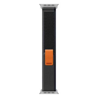 Apple Watch 40mm Wiwu Trail Loop Naylon Örgü İşlemeli Hasır Kordon Strap Kayış Beyaz-Sarı