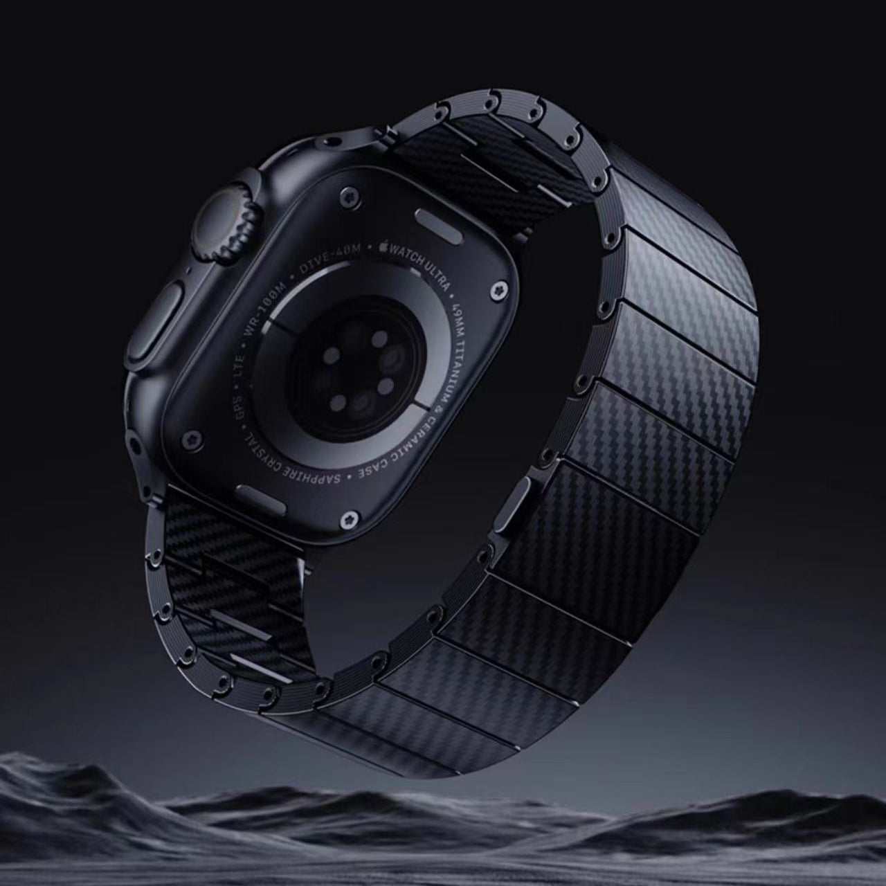 Watch 40mm Zore KRD-90 600D Karbon Fiber Kordon
