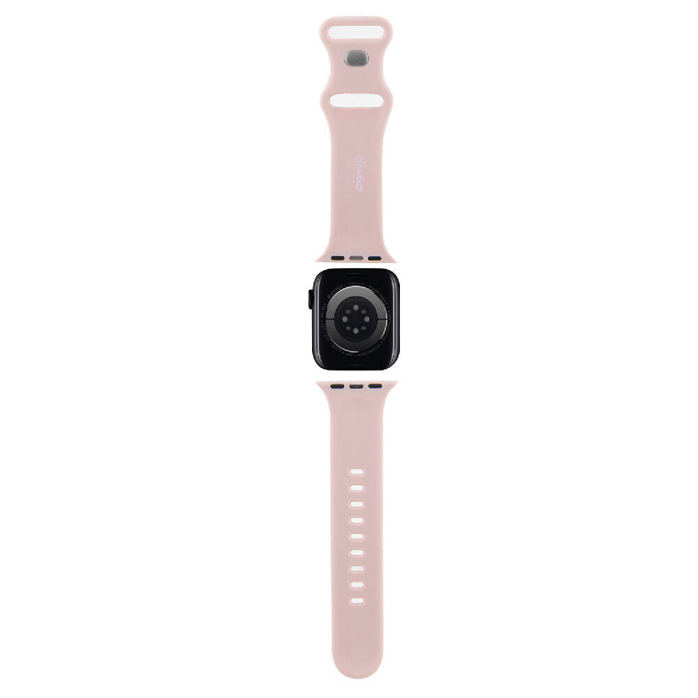 Apple Watch 41mm Hello Kitty Orjinal Lisanslı Etiket Graffiti Silikon Kordon