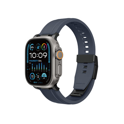 Apple Watch 42mm Amazingthing Titan Chrono Silikon Kordon Beyaz