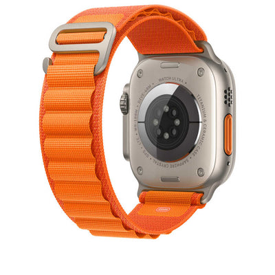 Apple Watch 42mm Kordon Wiwu WU-01 Hasır Örgü Strap Kayış Krem
