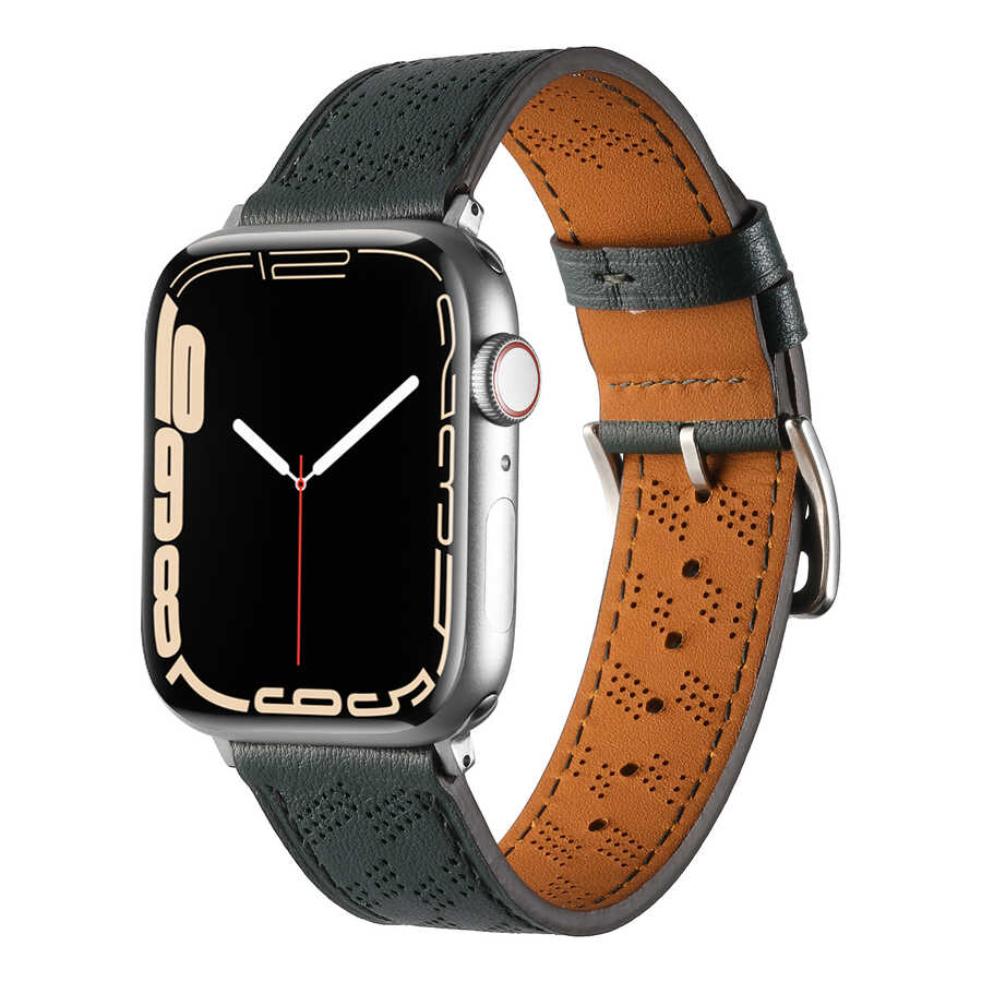 Watch 42mm KRD-76 PU Deri Kordon Strap Kayış