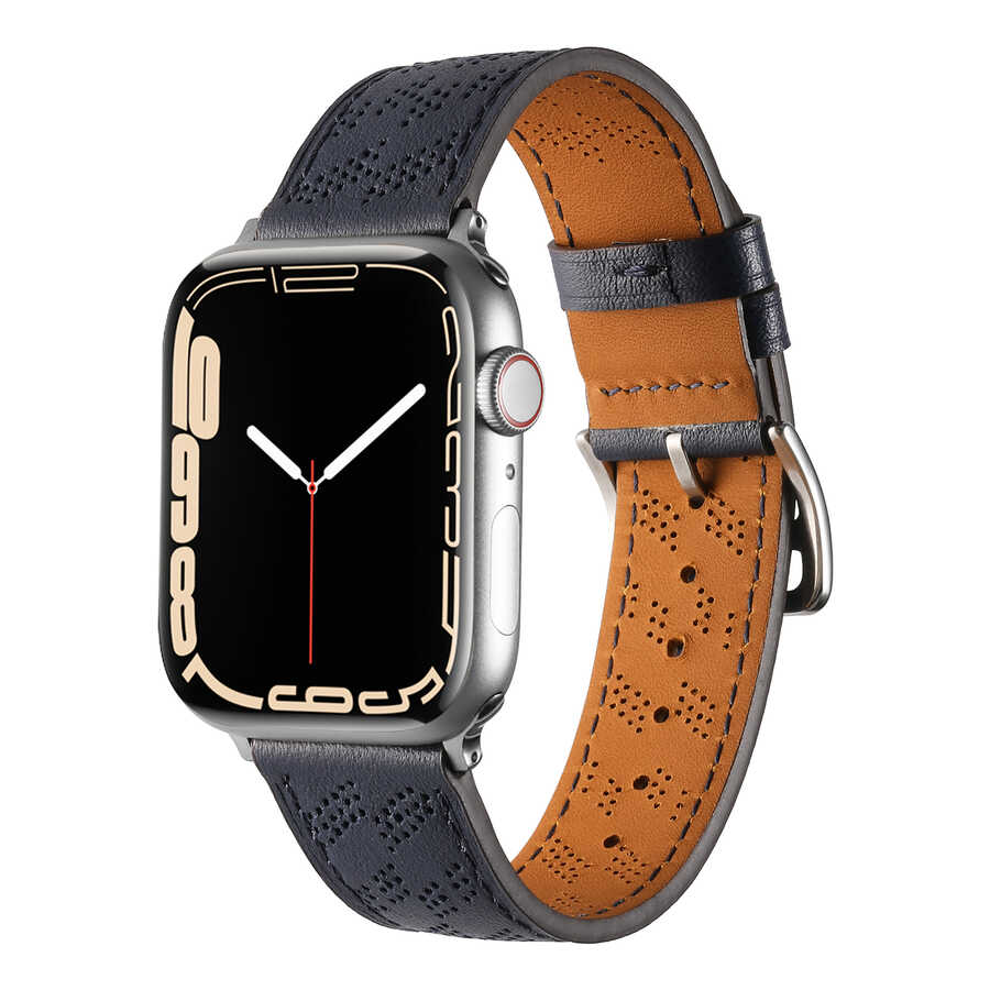 Watch 42mm KRD-76 PU Deri Kordon Strap Kayış