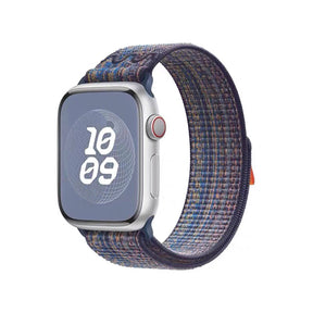 Apple Watch 45mm KRD-91 Hasır Kordon Strap Kayış Yeni Seri Rengarenk Sağlam Şık