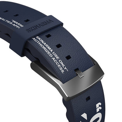 Watch 42mm SkinArma Taihi Sora Yazı Desenli Deri Görünümlü Silikon Kordon