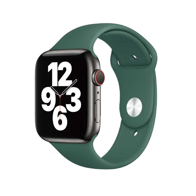 Apple Watch 42mm Wiwu Sport Band Silikon Kordon Lila