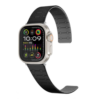 Watch 42mm Zore KRD-111 Çizgili Desenli Silikon Kordon