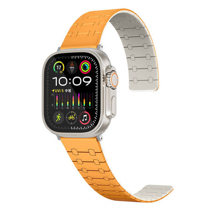 Watch 42mm Zore KRD-111 Çizgili Desenli Silikon Kordon