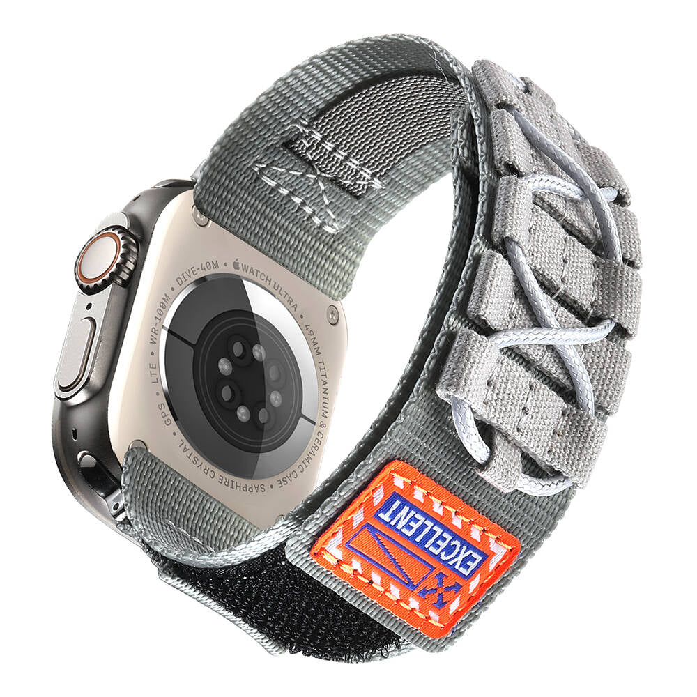 Watch 42mm Zore KRD-112 Orbital Örgülü Halat Tasarımlı Naylon Kumaş Hasır Kordon