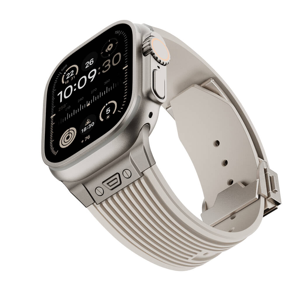 Watch 42mm Zore KRD-113 Spor Görünümlü Silikon Kordon