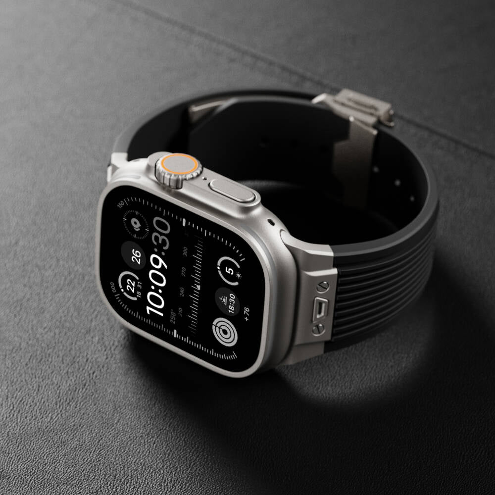 Watch 42mm Zore KRD-113 Spor Görünümlü Silikon Kordon
