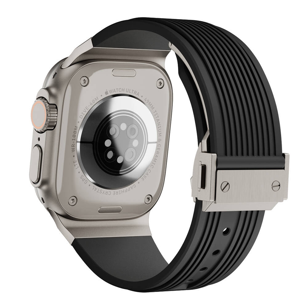 Watch 42mm Zore KRD-113 Spor Görünümlü Silikon Kordon
