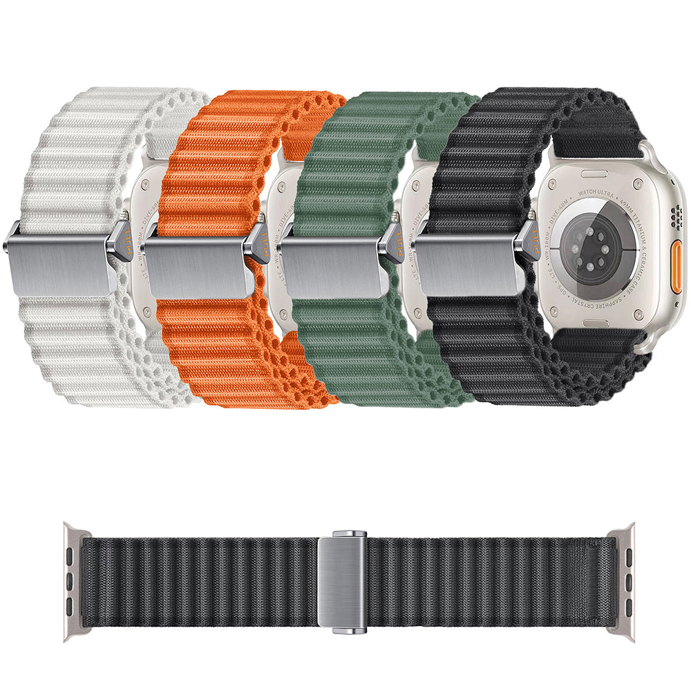 Watch 42mm Zore KRD-123 Naylon Kumaş Hasır Örgülü Kordon