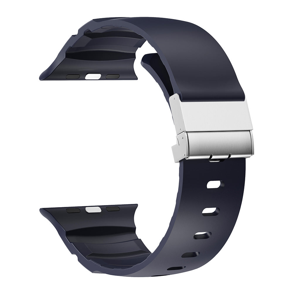 Watch 42mm Zore KRD-145 Metal Tokalı Silikon Kordon