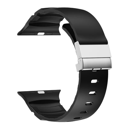 Watch 42mm Zore KRD-145 Metal Tokalı Silikon Kordon