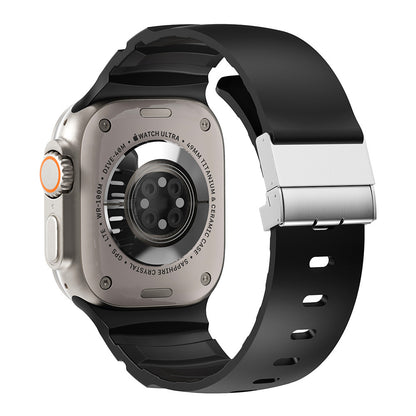 Watch 42mm Zore KRD-145 Metal Tokalı Silikon Kordon