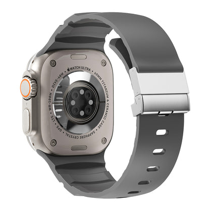 Watch 42mm Zore KRD-145 Metal Tokalı Silikon Kordon